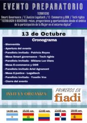 Evento Preparatorio al XXV Congreso FIADI 2023 – Invita y Organiza Primeros en FIADI